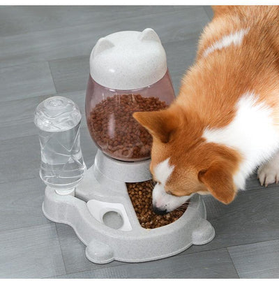 Cat Food Basin Water Automatic Feeder Dog Food Machine - LuxLovesDogs