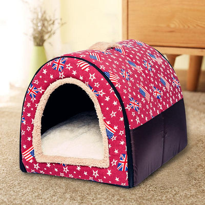 Removable And Closed Winter Warm Nest Cold-proof Cat Litter Dog Bed - LuxLovesDogs